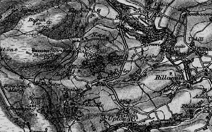 Old map of Darleyford in 1895