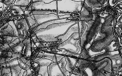 Old map of Darlingscott in 1898