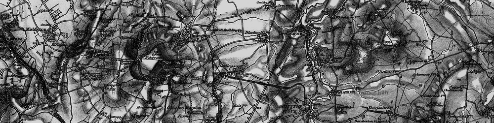 Old map of Darlingscott in 1898