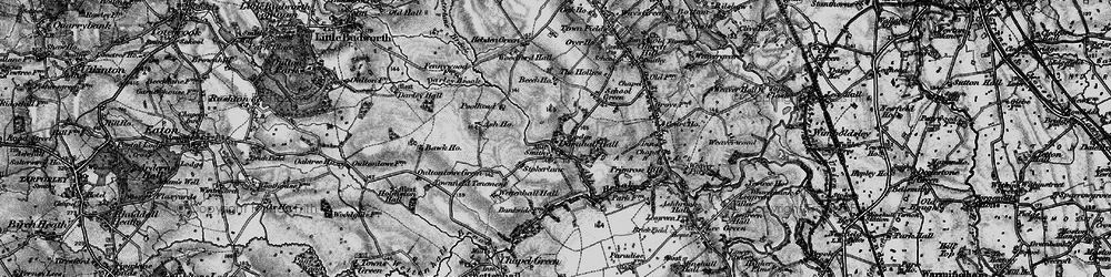 Old map of Ash Brook in 1897