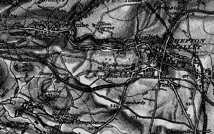 Old map of Darshill in 1898