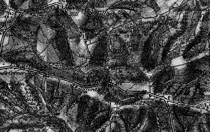 Old map of Darwell Hole in 1895