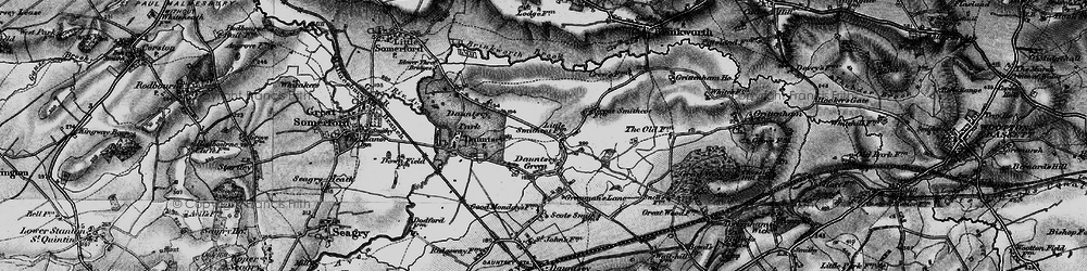 Old map of Brinkworth Brook in 1898