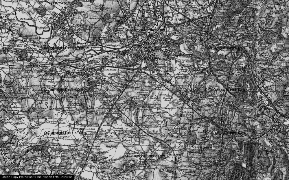 Old Map of Davenport, 1896 in 1896