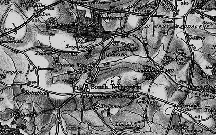 Old map of Daw's House in 1896