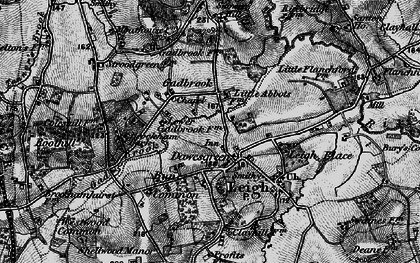 Old map of Dawesgreen in 1896