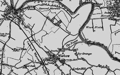 Old map of Dawker Hill in 1898