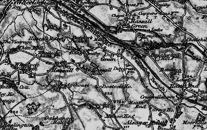 Old map of Bostock Ho in 1897