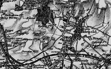 Old map of Daybrook in 1899