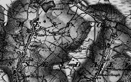 Old map of Dean in 1896