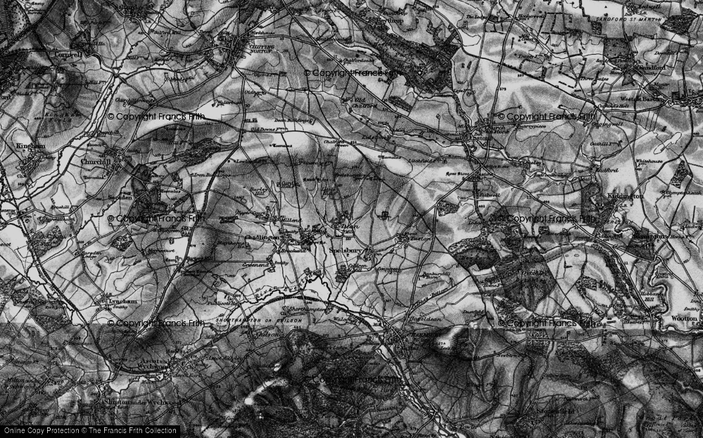 Old Map of Dean, 1896 in 1896