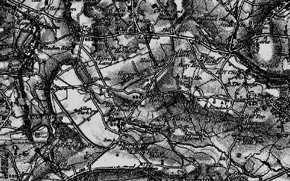 Old map of Dean Lane Head in 1898