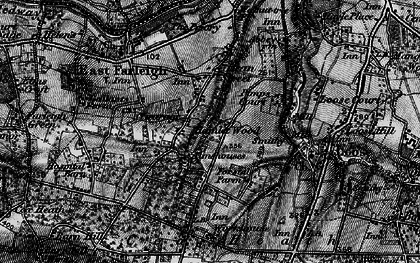 Old map of Dean Street in 1895