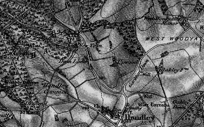 Old map of Deanland in 1895