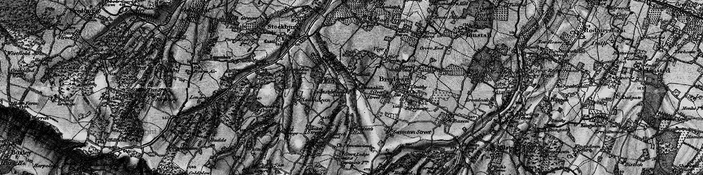 Old map of Deans Bottom in 1895
