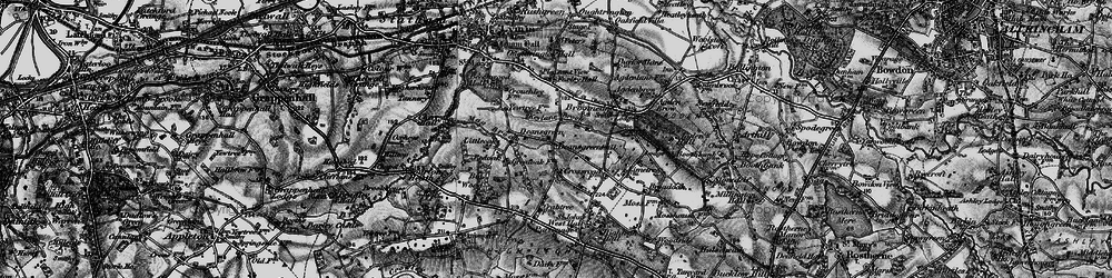 Old map of Deansgreen in 1896