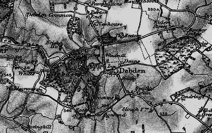 Old map of Debden in 1895