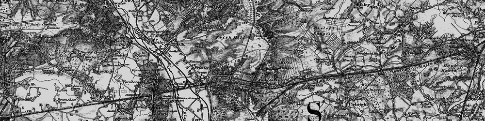 Old map of Deepcut in 1895