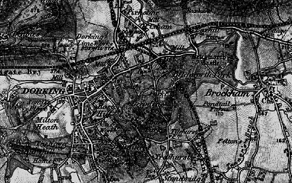 Old map of Deepdene in 1896