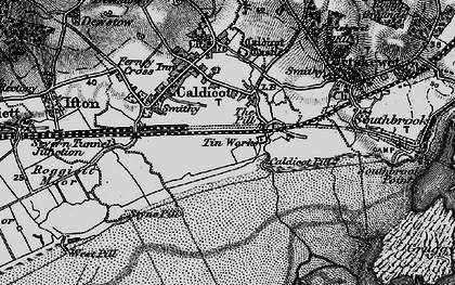 Old map of Deepweir in 1897