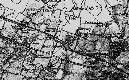 Old map of Deerton Street in 1895