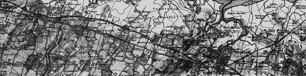 Old map of Deerton Street in 1895