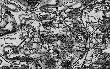 Old map of Degar in 1897