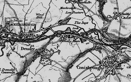 Old map of Denaby Main in 1895