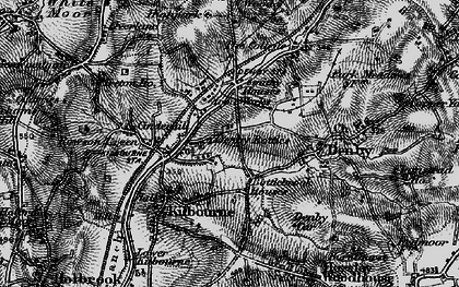 Old map of Denby Bottles in 1895