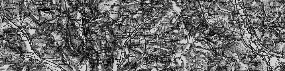 Old map of Denby Bottles in 1895
