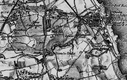 Old map of Deneside in 1898