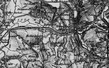 Old map of Denford in 1897