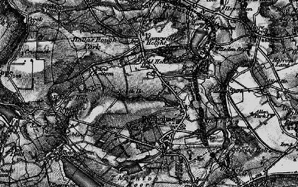 Old map of Denholme in 1898