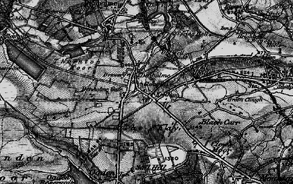 Old map of Denholme Gate in 1896