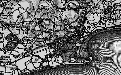 Old map of Denio in 1899