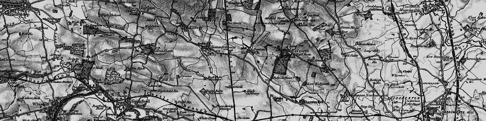 Old map of Fanny Barks (Fox Covert) in 1897