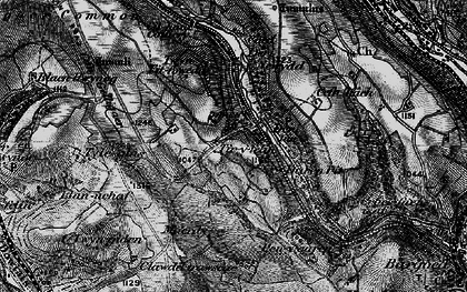 Old map of Deri in 1897
