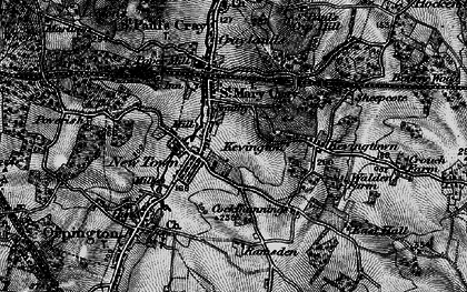 Old map of Derry Downs in 1895