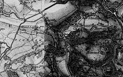 Old map of Derry Hill in 1898