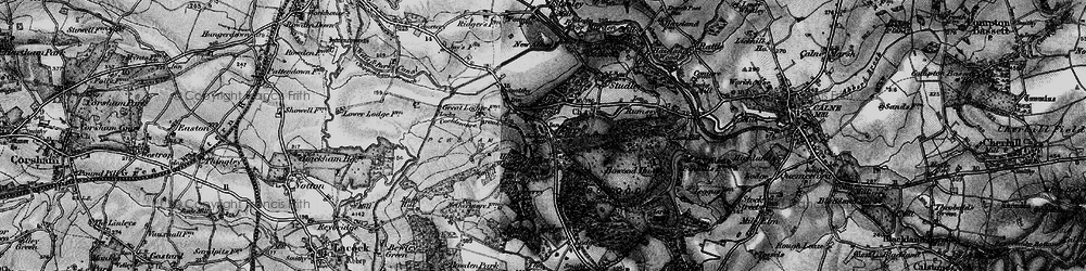 Old map of Derry Hill in 1898