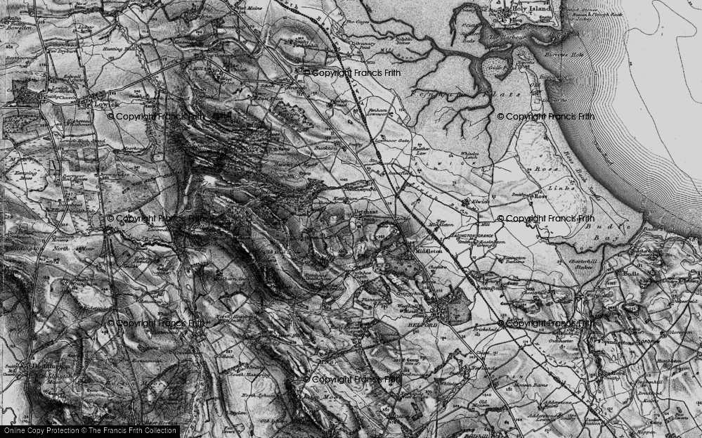 Old Map of Historic Map covering Buckton in 1897