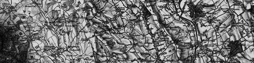 Old map of Borle Brook in 1899