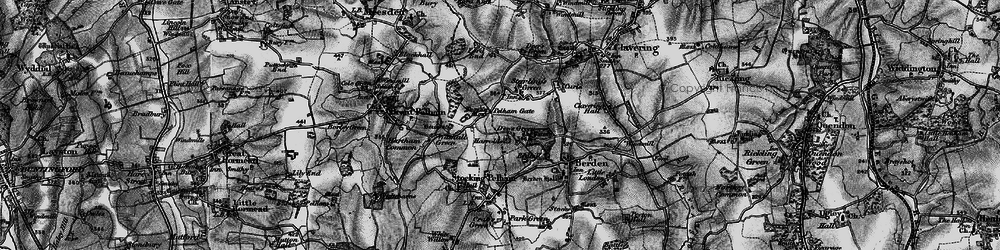 Old map of Dewes Green in 1896