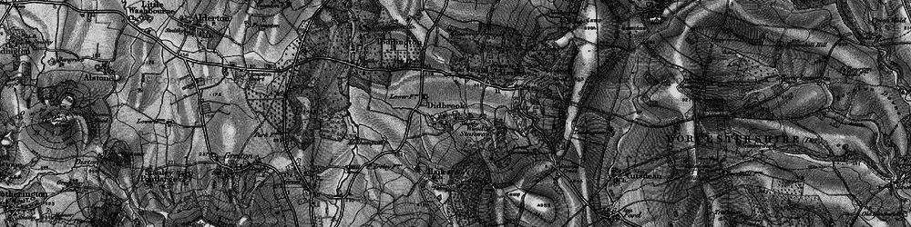 Old map of Didbrook in 1896