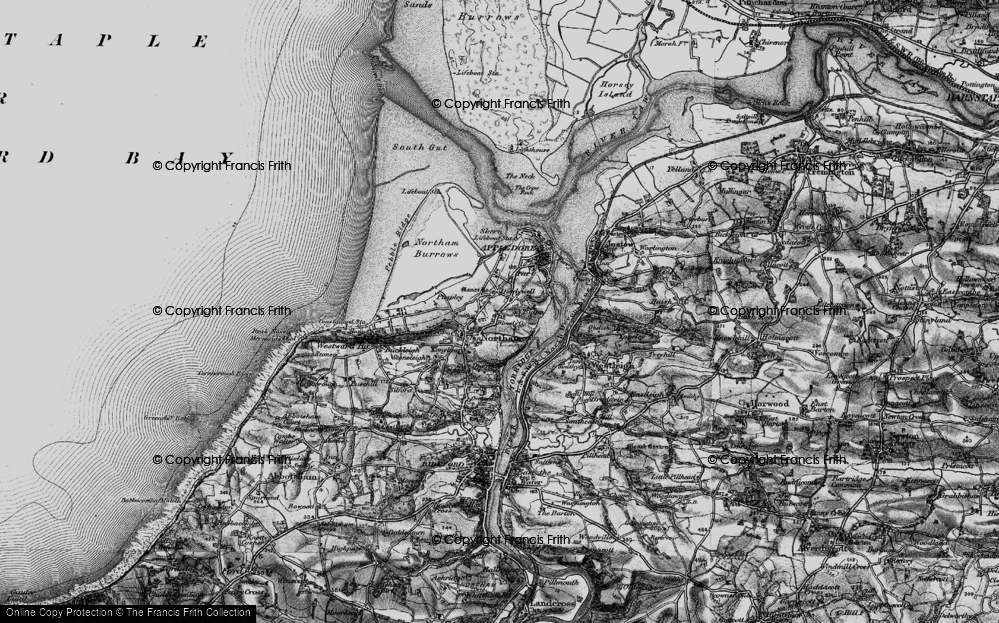 Old Map of Diddywell, 1895 in 1895