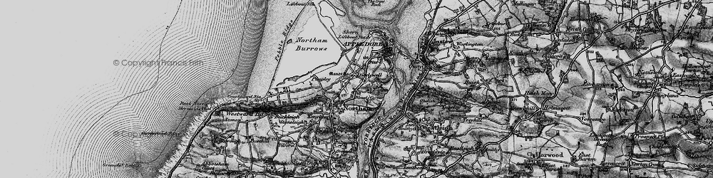 Old map of Diddywell in 1895