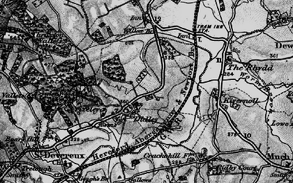 Old map of Didley in 1896