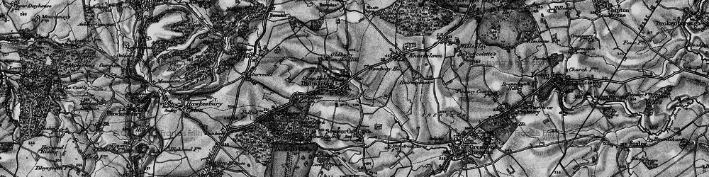 Old map of Didmarton in 1897