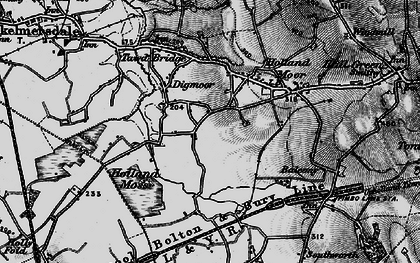 Old map of Digmoor in 1896