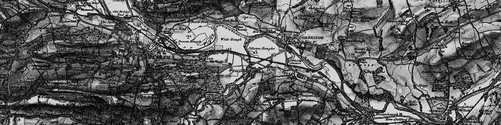 Old map of Dilston in 1898